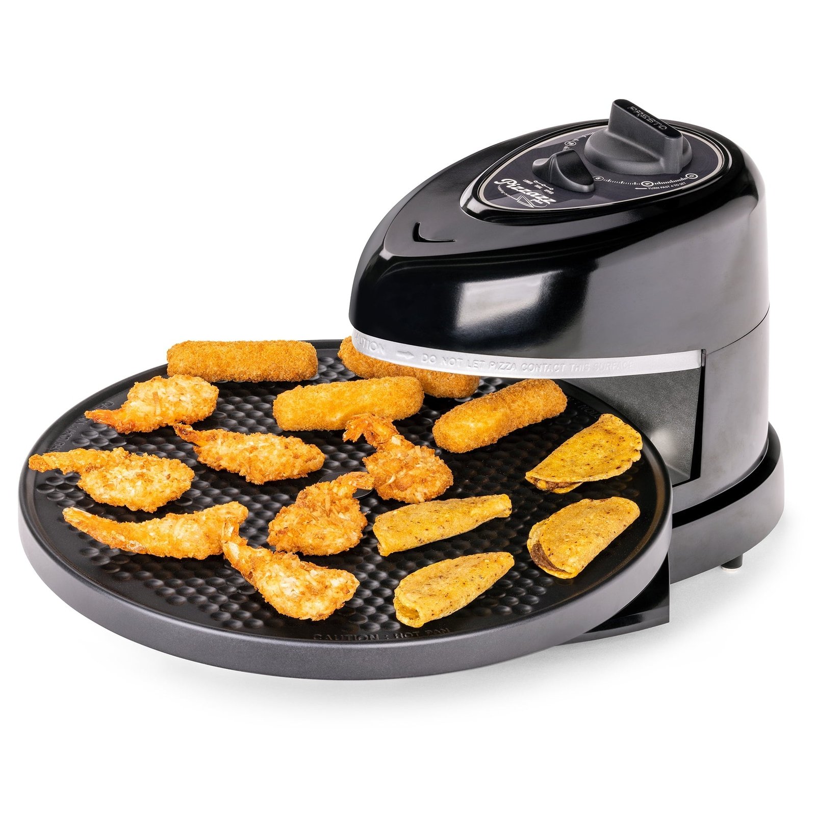 Presto Pizzazz Plus Rotating Pizza Oven, 03432 Black