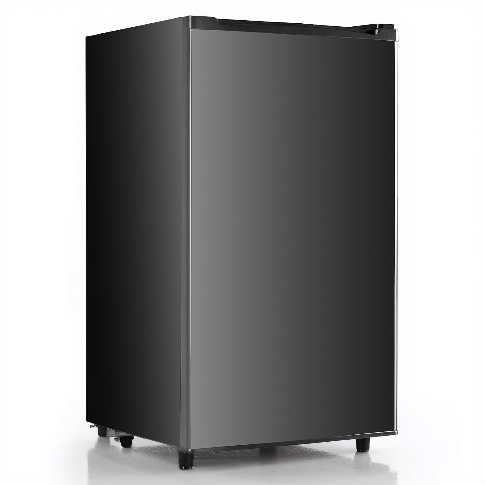 Upgraded Mini Fridge with Freezer, Compact Single Door, 3.2 Cu.Ft , Adjustable Thermostat, Low Noise, Perfect for Bedroom, Dorm, Office, 17.5" D x 17.7" W x 31.5" H, Black