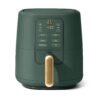 Beautiful 3 Qt Air Fryer with TurboCrisp Technology, EverGood Ceramic Nonstick Coating, Thyme Green by Drew Barrymore