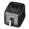 Gourmia Panorama 7-QT Digital Air Fryer with Panoramic View, Holographic Display, & 12 Presets, Black