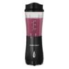 Hamilton Beach Personal Blender for Smoothies with Travel Lid, 14 oz, Black