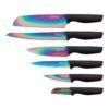 Hampton Forge Rainbow Black Stainless Steel Cutlery Set (12-Piece)
