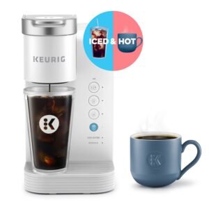 Keurig K-Express Essentials Plus, Iced and Hot Single-Serve K-Cup Pod Coffee Maker, White