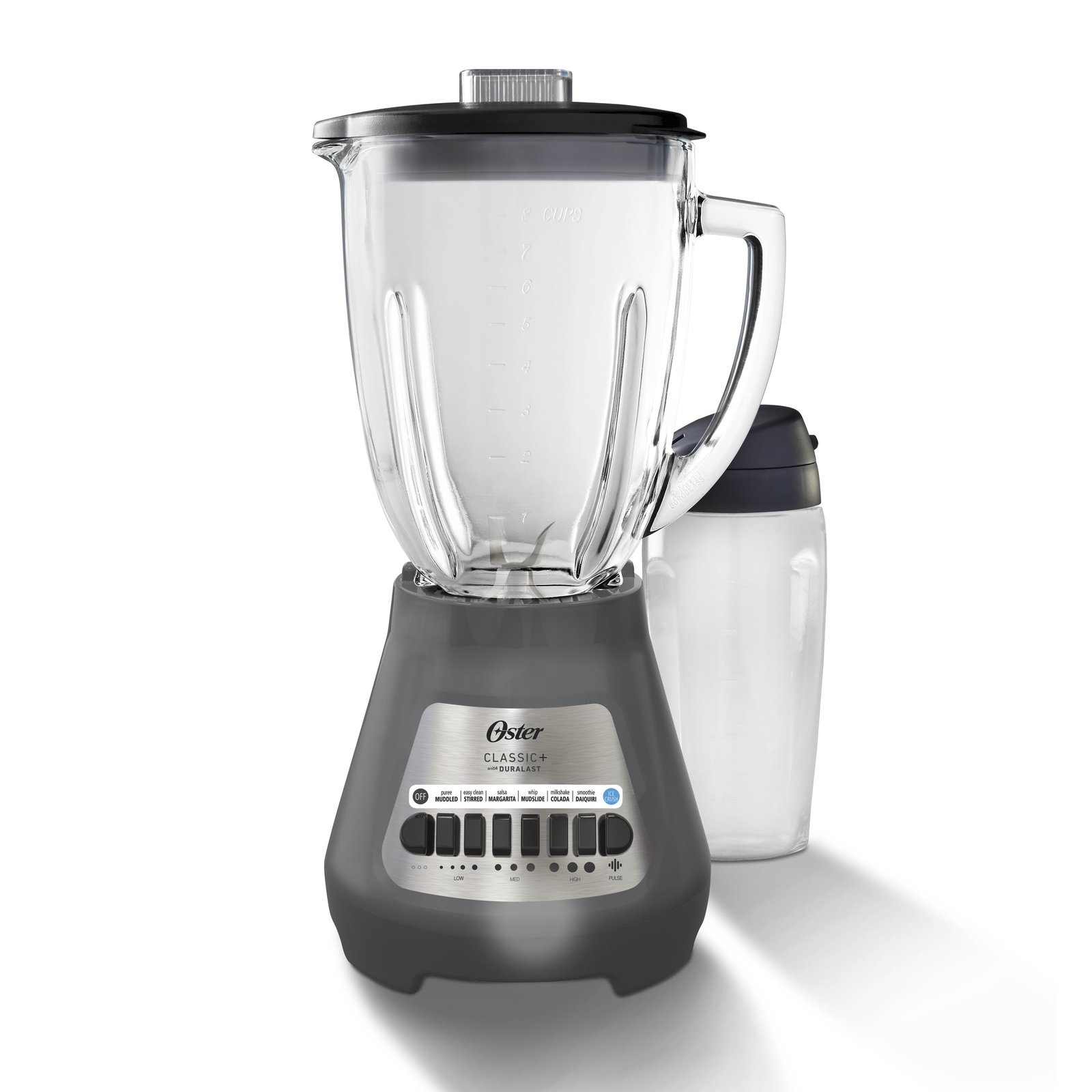Oster Party Blender with XL 8-Cup Capacity Jar and Blend-N-Go Cup, 8 Speeds
