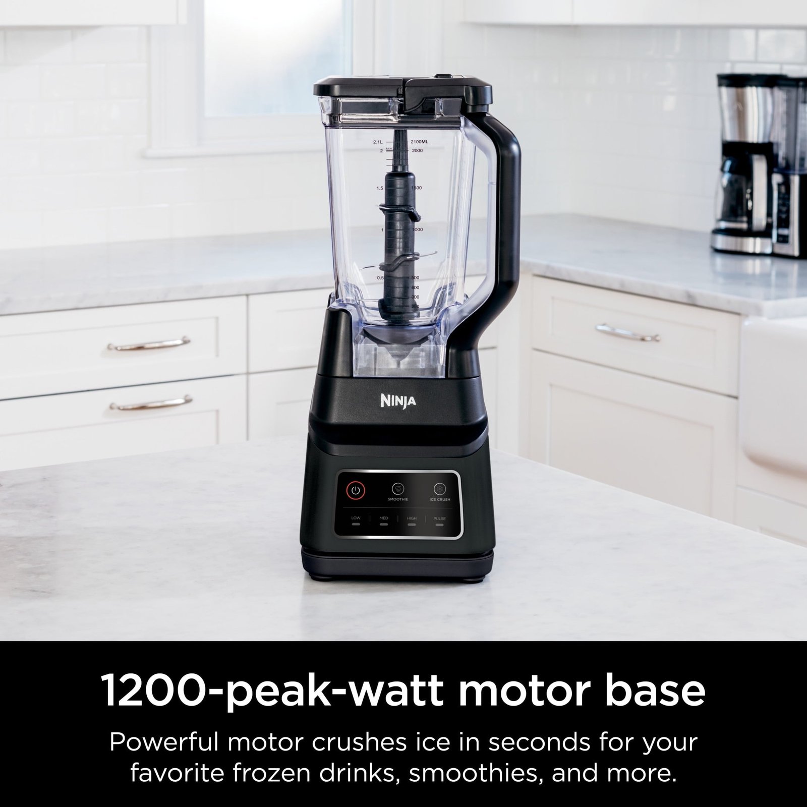 Ninja Professional Plus Blender with 1200-Watt Motor, Auto-iQ Technology, 72 oz. Total Crushing Pitcher, Black, BN700