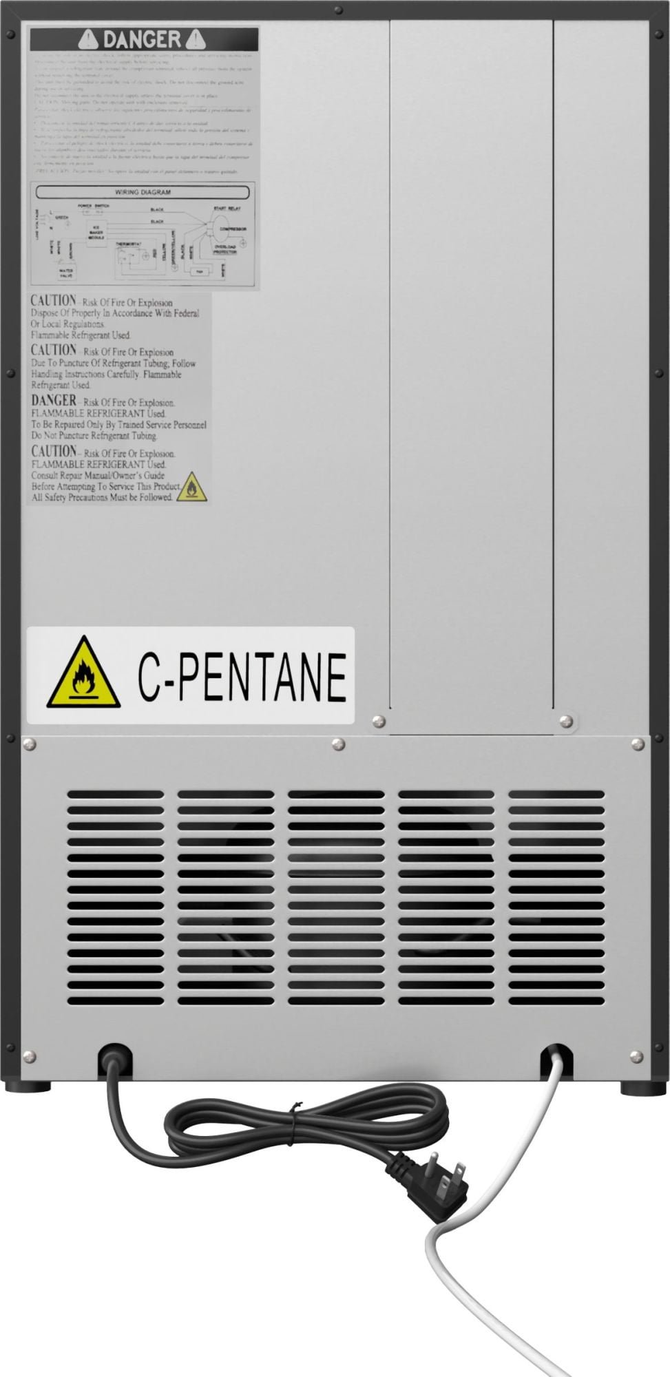 Edgestar Ib121 15" Wide 12 Lbs. Capacity Built-In Ice Maker - Stainless Steel